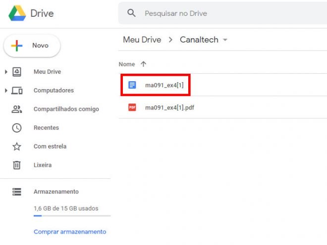 Como salvar documentos no Google Drive e abrir com o Google Docs - 7