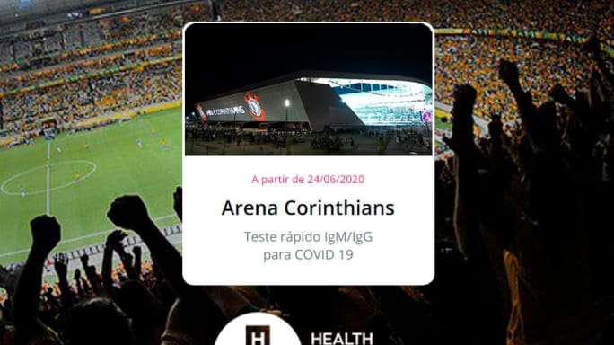 Corinthians disponibiliza Arena para realização de testes do novo coronavírus; sócios terão desconto - 2