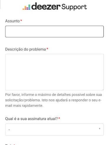 Deezer: como reportar erros - 6