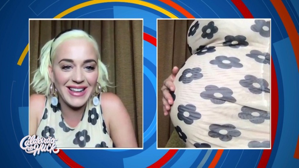Katy Perry fala sobre sua gravidez no Caldeirão do Huck neste sábado - 1