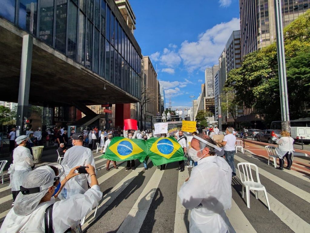 Profissionais da beleza, Zé Turin e Sindicatos Pró-Beleza e Beleza Patronal promoveram manifestação em São Paulo - 4