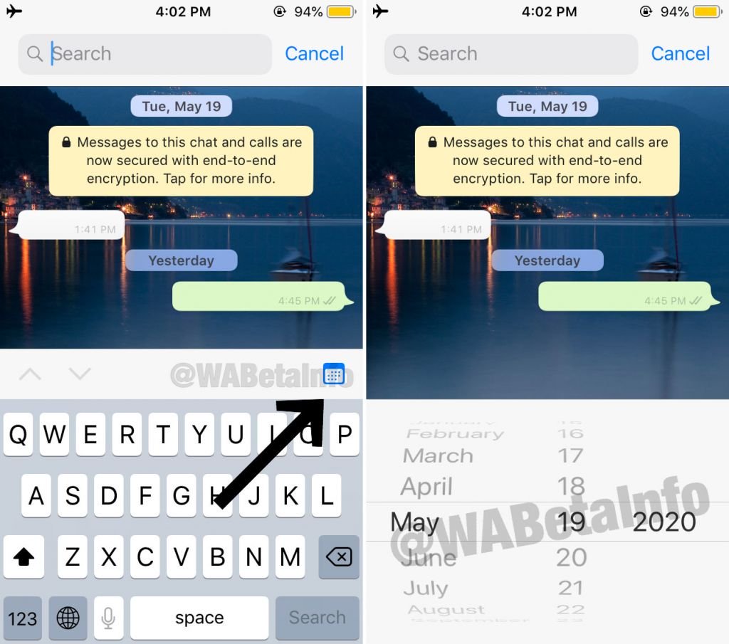 WhatsApp testa novas opções de busca,