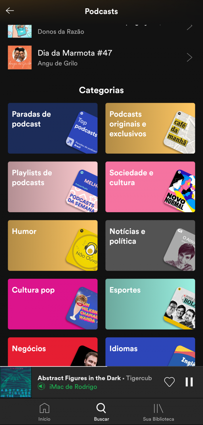 Como acessar o Top Podcasts e Trending Podcasts do Spotify - 9