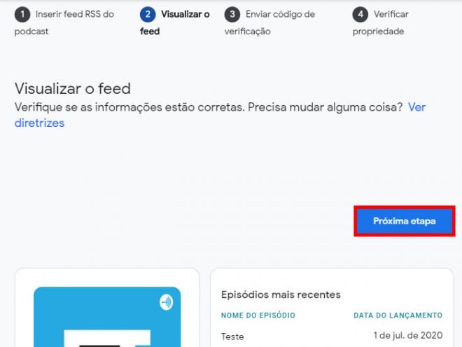 Como adicionar seu canal de podcast no Google Podcasts - 12