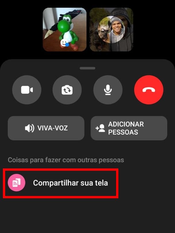 Como compartilhar a tela do celular com outro contato no Messenger - 5