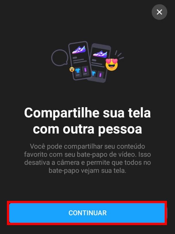 Como compartilhar a tela do celular com outro contato no Messenger - 6