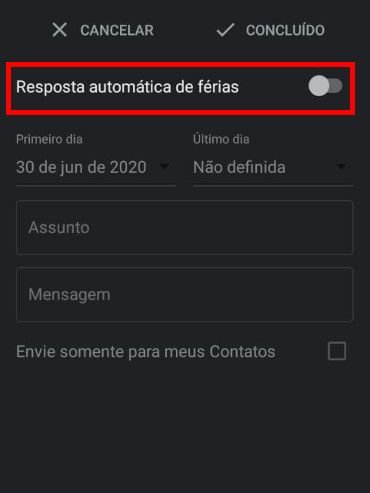 Como configurar mensagem automática no Gmail e ter mais praticidade - 6