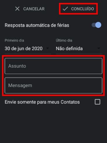 Como configurar mensagem automática no Gmail e ter mais praticidade - 8