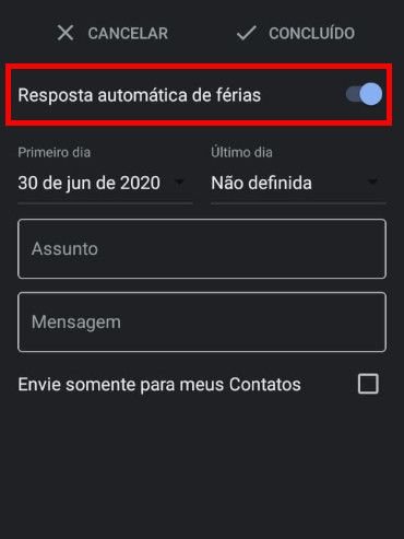 Como configurar mensagem automática no Gmail e ter mais praticidade - 9