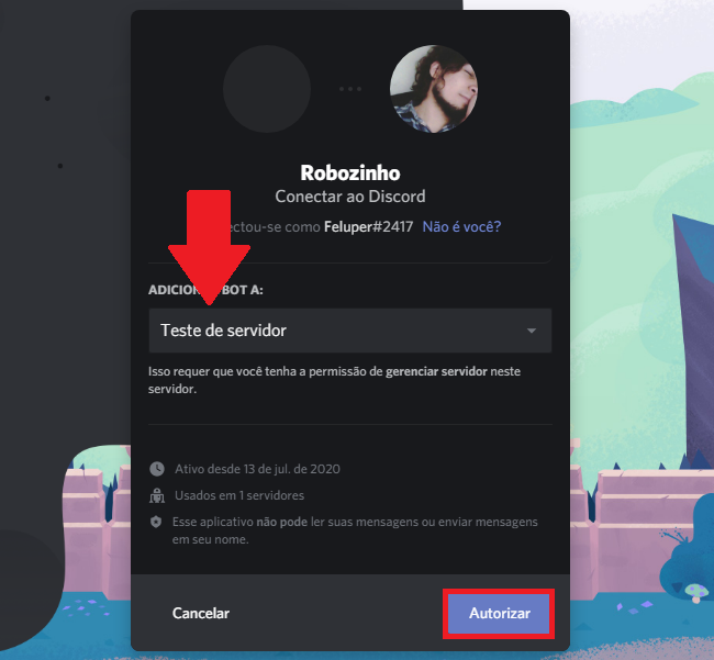 Como criar bots para responder no Discord - 8