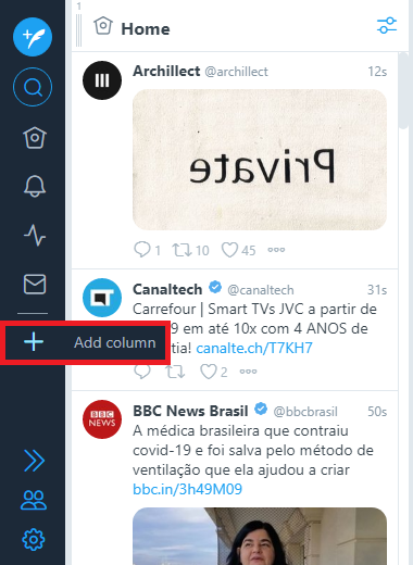Como usar o TweetDeck, gerenciador de perfis no Twitter - 4