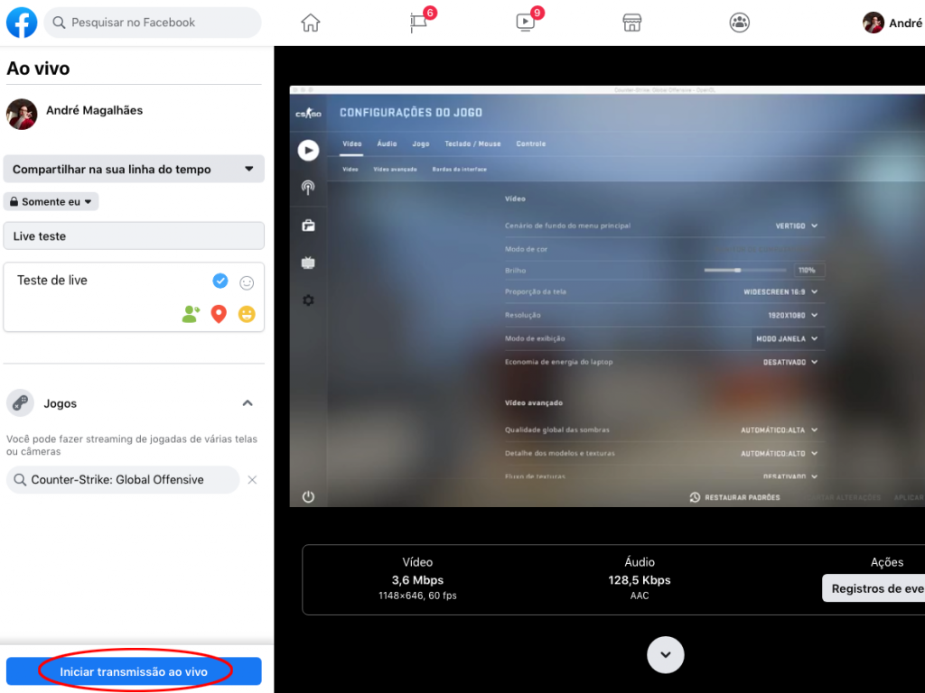 Facebook Gaming: como fazer live na plataforma - 12