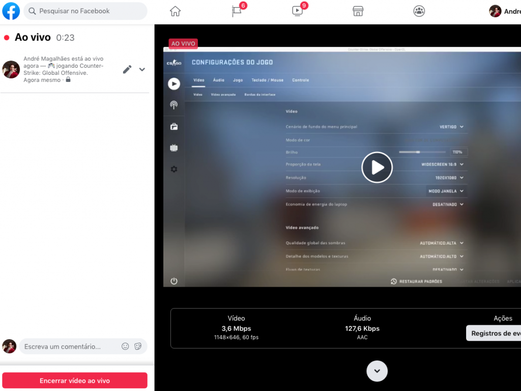 Facebook Gaming: como fazer live na plataforma - 14