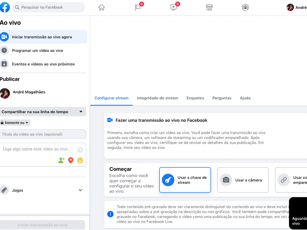 Facebook Gaming: como fazer live na plataforma - 3