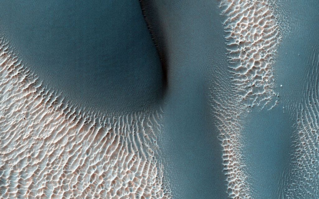 Grandes ondas de areia se movendo em Marte são detectadas pela primeira vez - 2