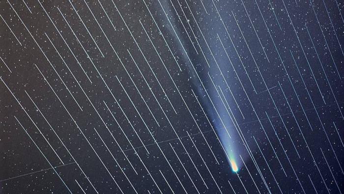 Satélites Starlink destroem completamente foto do cometa NEOWISE; veja a imagem - 1