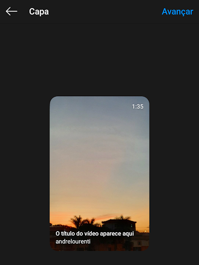 Como colocar video no IGTV - 8