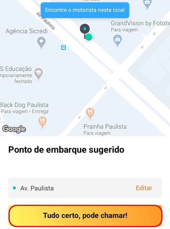 Como compartilhar corridas no app 99 - 5