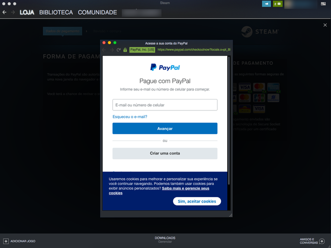 Como pagar jogos da Steam com sua conta PayPal - 7