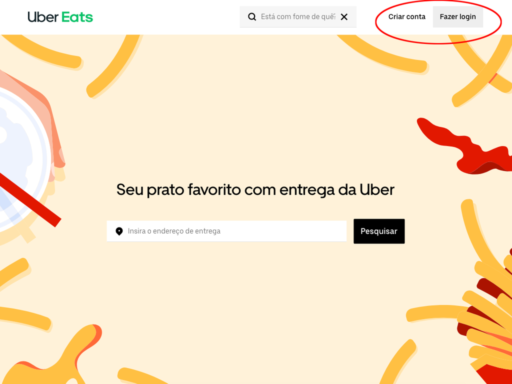 Como pedir comida no Uber Eats pelo PC - 2