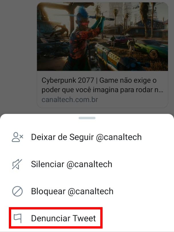 Como denunciar spam e fake news no Twitter - 3
