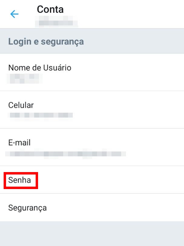 Como mudar a senha do Twitter pelo celular e PC - 5