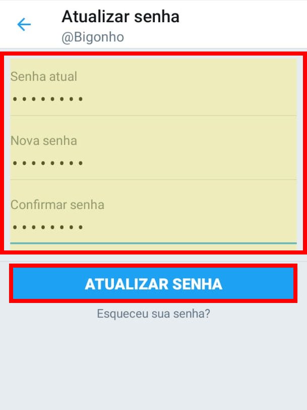 Como mudar a senha do Twitter pelo celular e PC - 6