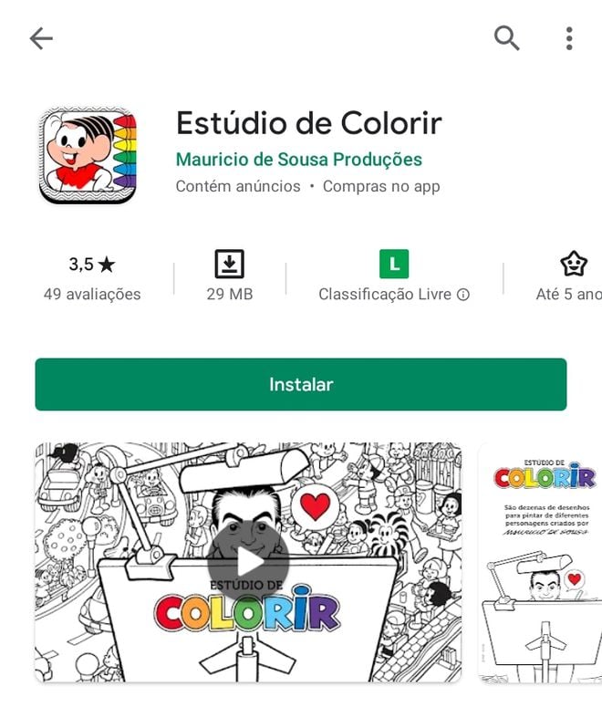 Como usar o novo app de colorir da Turma da Mônica - 2