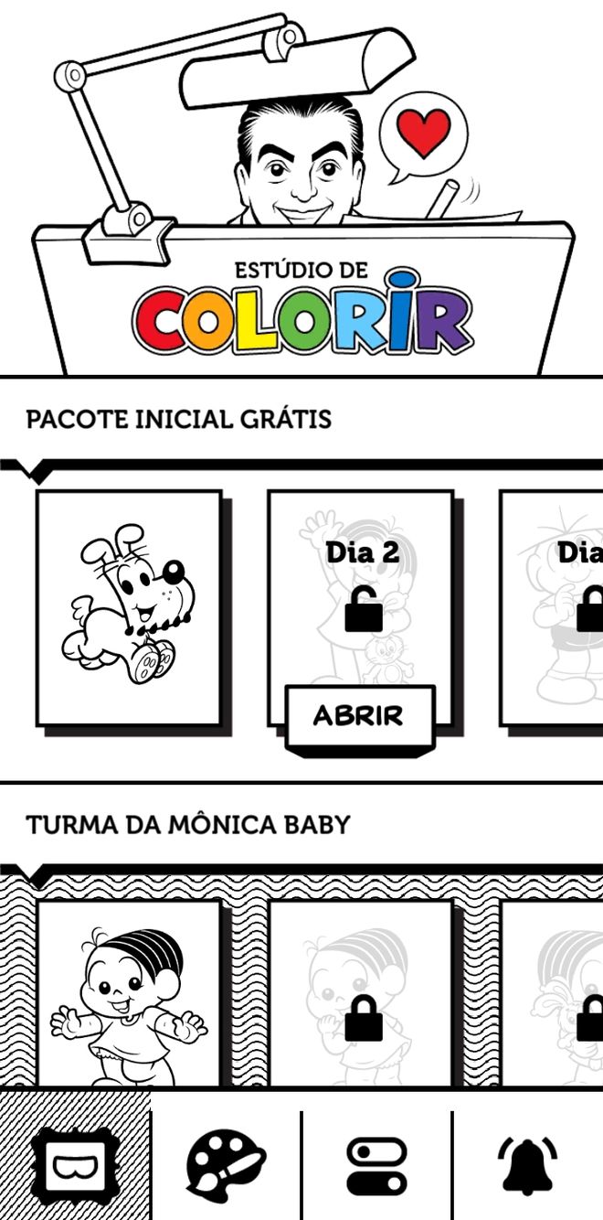 Como usar o novo app de colorir da Turma da Mônica - 4