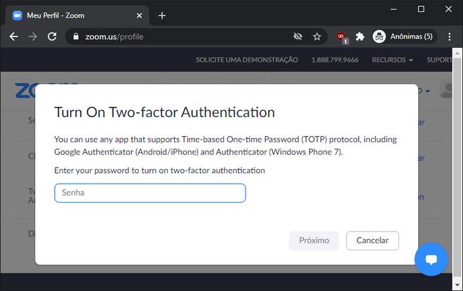 Zoom agora protege contas com autenticação em duas etapas; saiba como ativar - 4