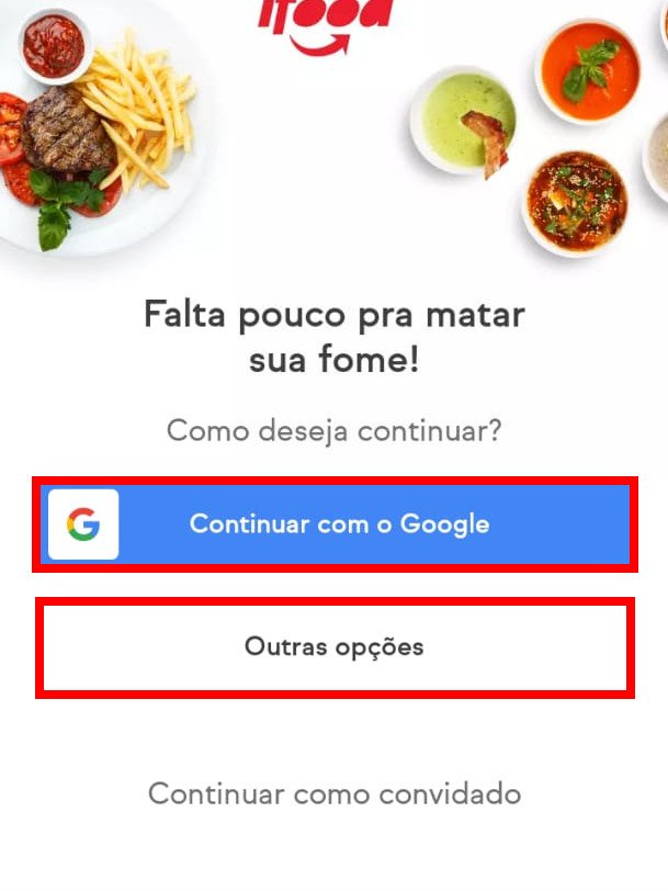 Como criar uma conta no iFood - 3