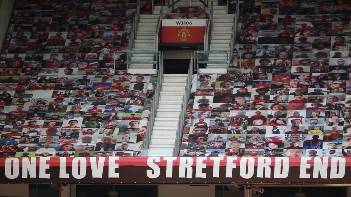 Manchester United adaptou Old Trafford para receber 'grande público' em meio às restrições - 1