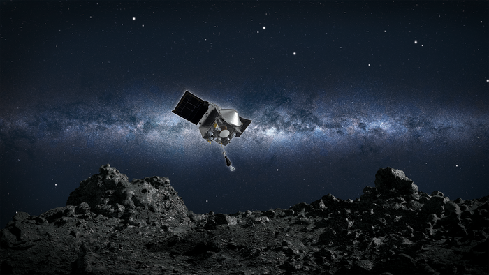 Sonda OSIRIS-REx, da NASA, coleta amostras do asteroide Bennu com sucesso - 1