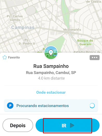 Como montar uma rota com paradas no Waze - 4