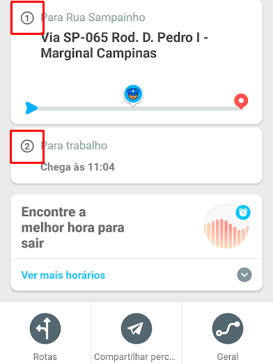 Como montar uma rota com paradas no Waze - 5