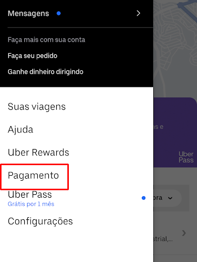 Como pagar viagens no Uber usando o Pix - 2