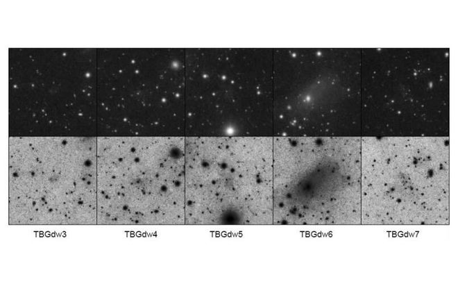 Usando telescópio amador, astrônomos encontram 5 galáxias anãs ao redor da M63 - 2
