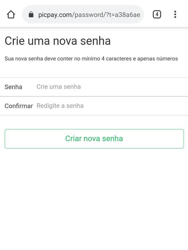 Como recuperar sua senha no PicPay - 6