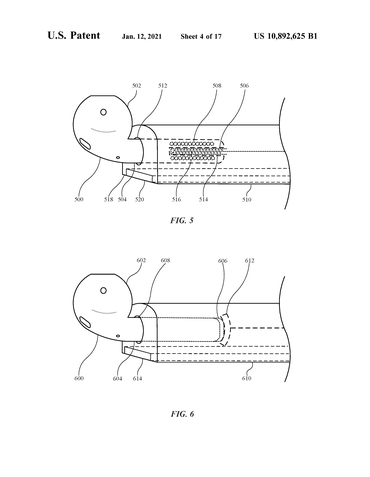 Patente Apple capa AirPods