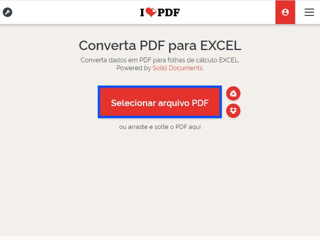 Como converter um PDF em Excel - 2