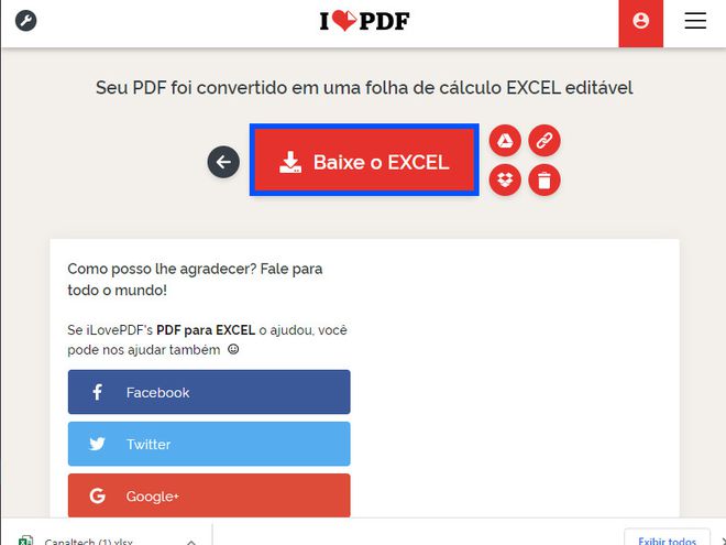 Como converter um PDF em Excel - 5