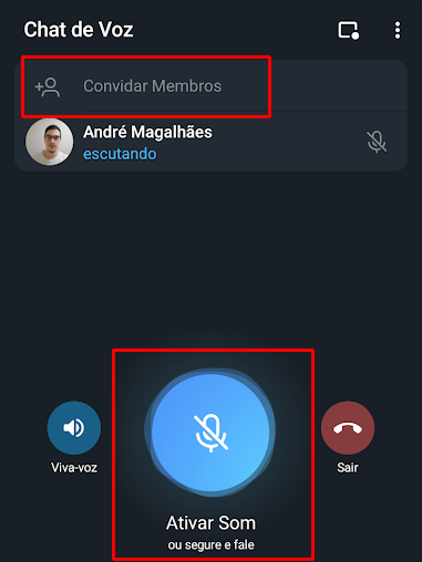 Como criar e usar os chats de voz do Telegram - 5