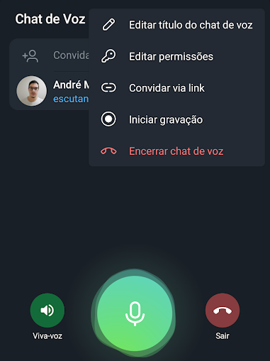 Como criar e usar os chats de voz do Telegram - 9