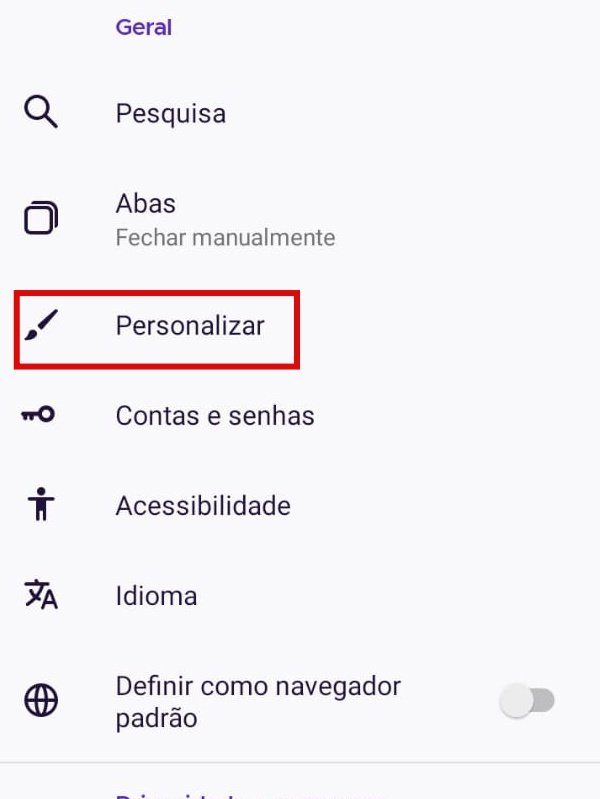 Como ativar o modo escuro no Firefox no PC e celular - 3