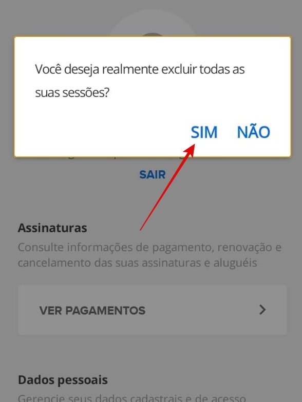 Como ver os dispositivos conectados no Globoplay - 9