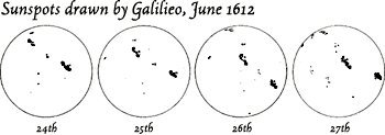Inteligência artificial usa esboços de Galileu e mostra como era o Sol em 1612 - 2