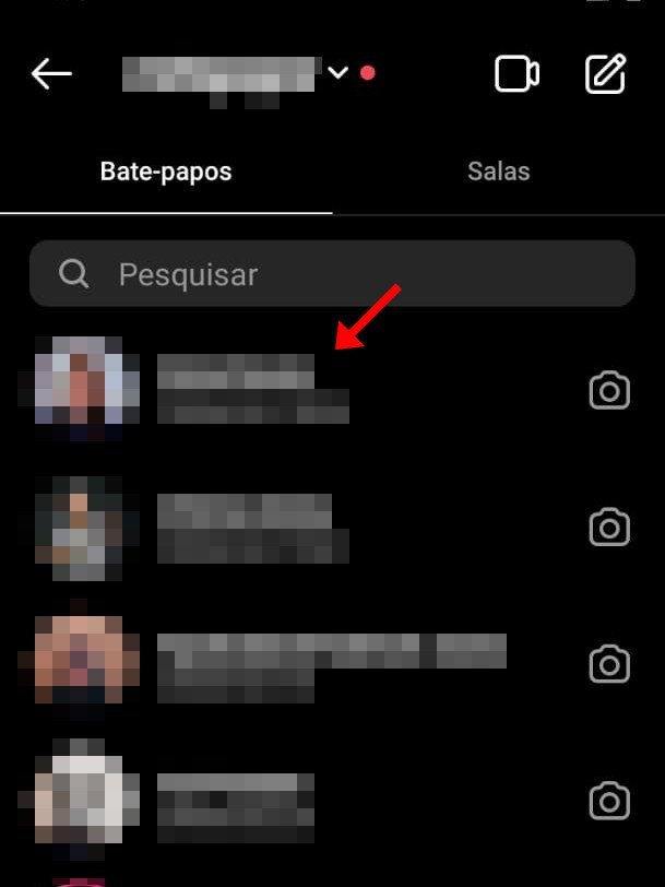 Como enviar uma figurinha de selfie no Direct do Instagram - 3