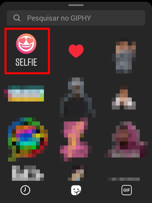 Como enviar uma figurinha de selfie no Direct do Instagram - 5