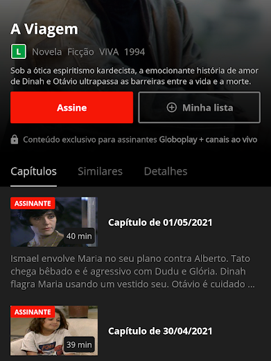 Como ver o catálogo de novelas do Globoplay - 5