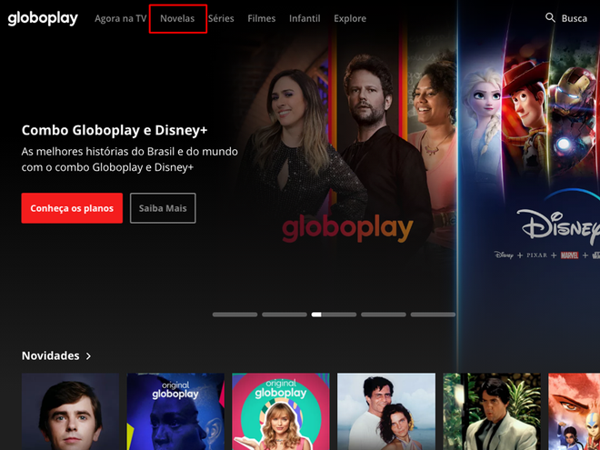 Como ver o catálogo de novelas do Globoplay - 6